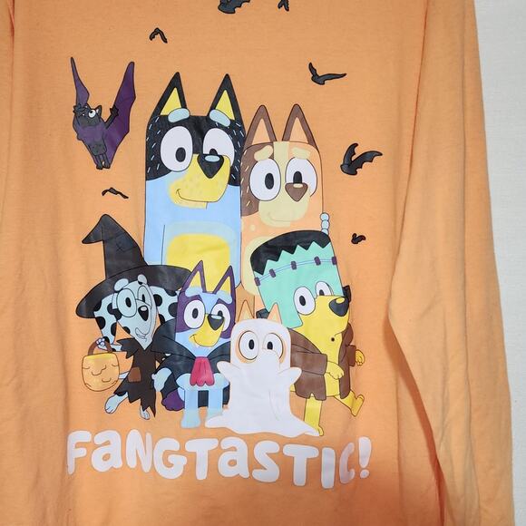 Bluey and family Halloween shirt men's X-Large - Picture 2 of 5